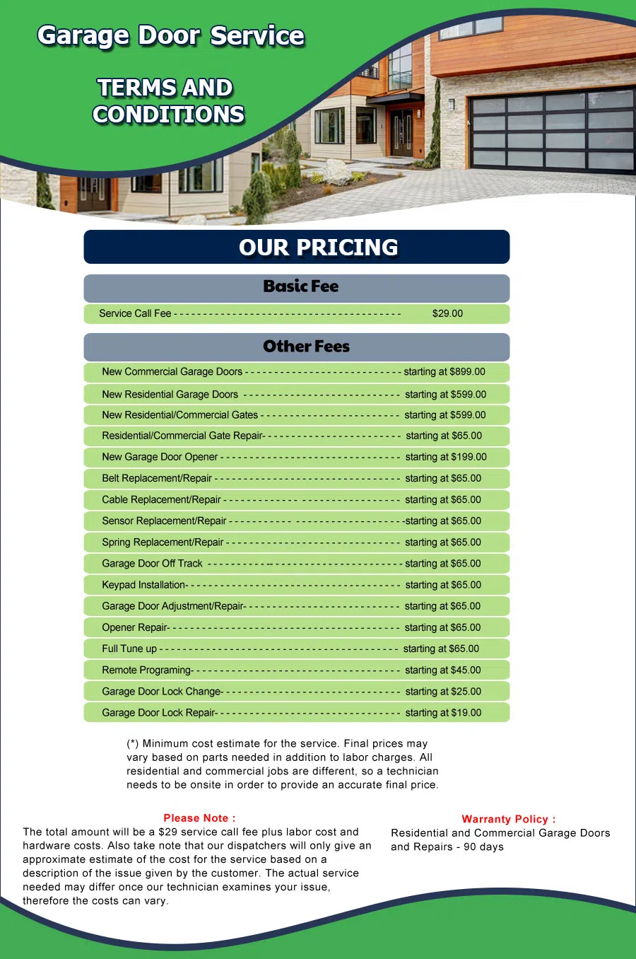 Neighborhood Garage Door Philadelphia, PA 215-595-1116